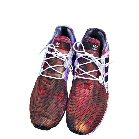 Rare Trashed Tie Dyed Adidas X_PLR Sneakers Size 12 - Picture 7 of 15